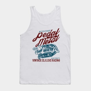 Pedal To The Metal Bicycle Racing Tank Top